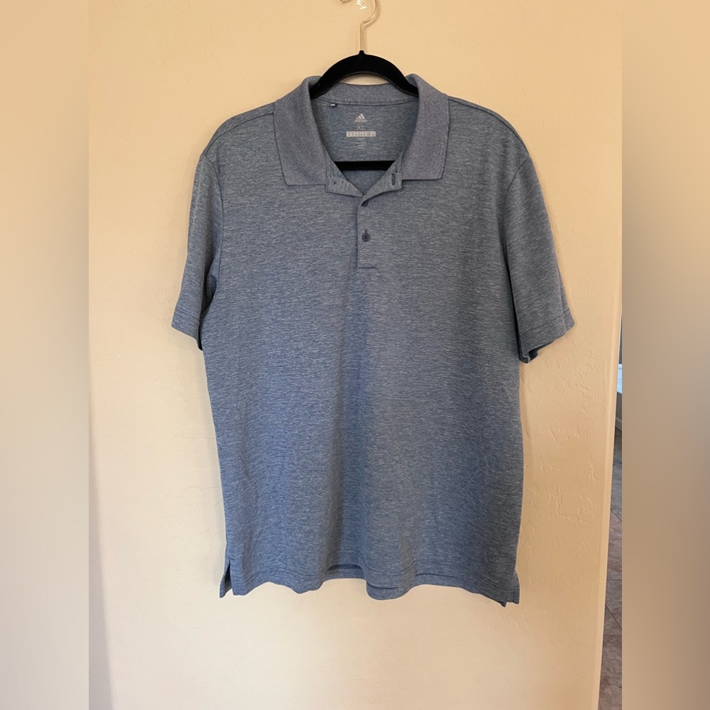 2 Adidas golf polos